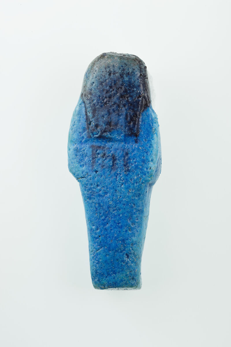 Worker Shabti of Nauny, Faience
