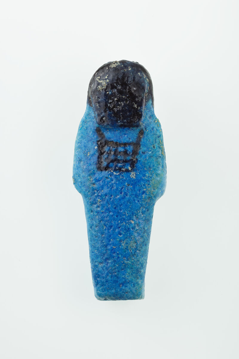 Worker Shabti of Nauny, Faience