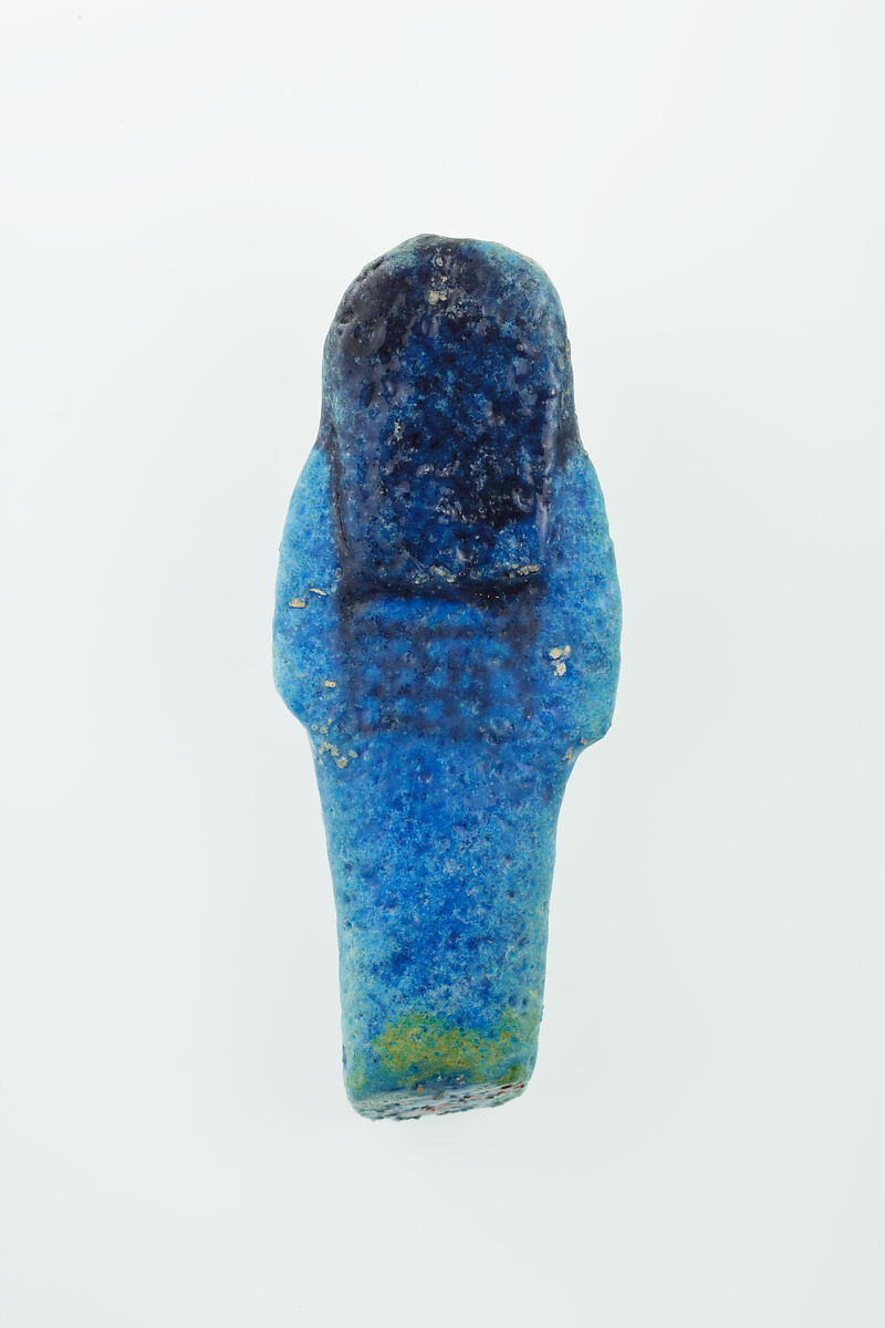 Worker Shabti of Nauny, Faience