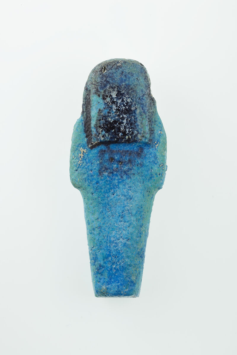 Worker Shabti of Nauny, Faience