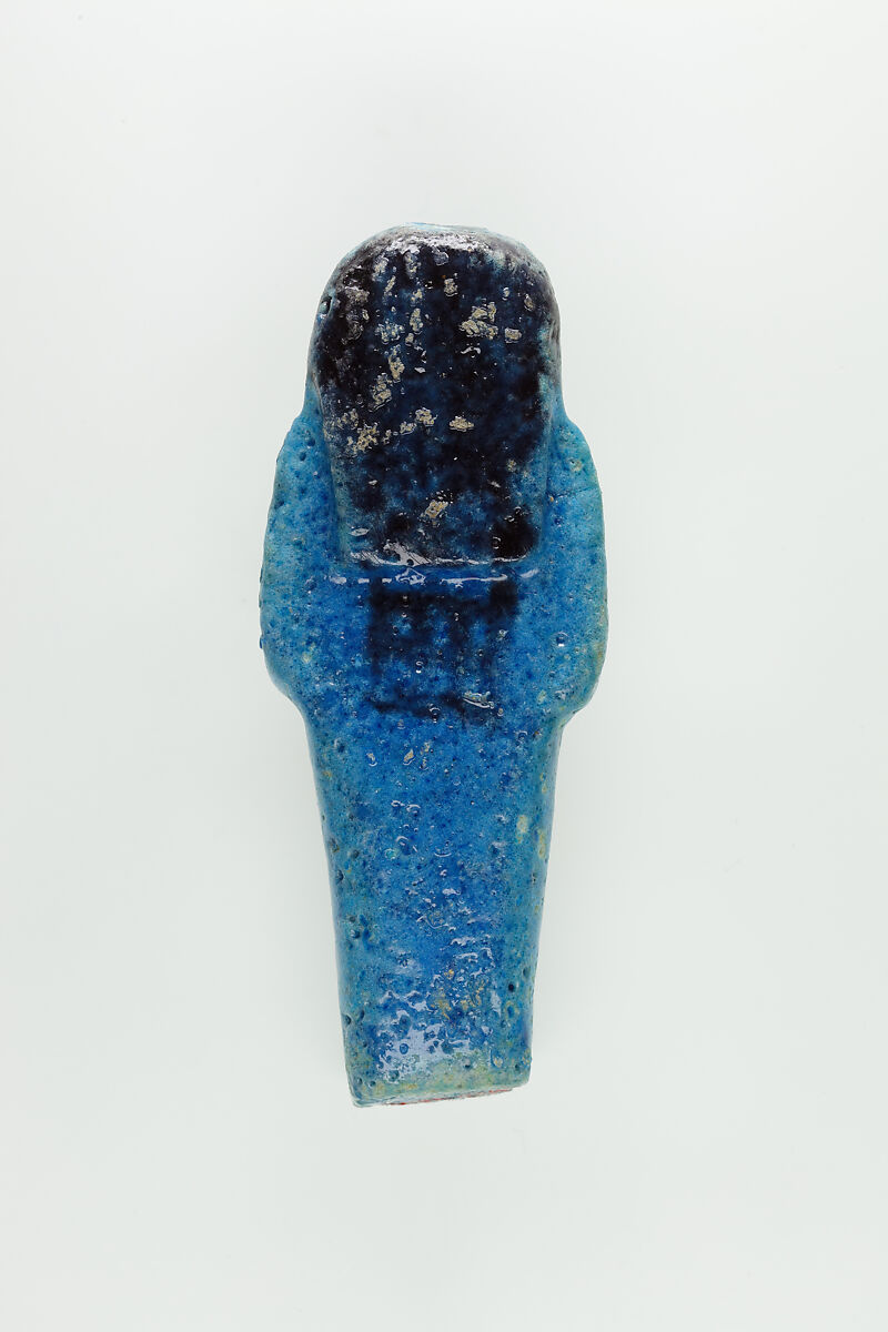 Worker Shabti of Nauny, Faience