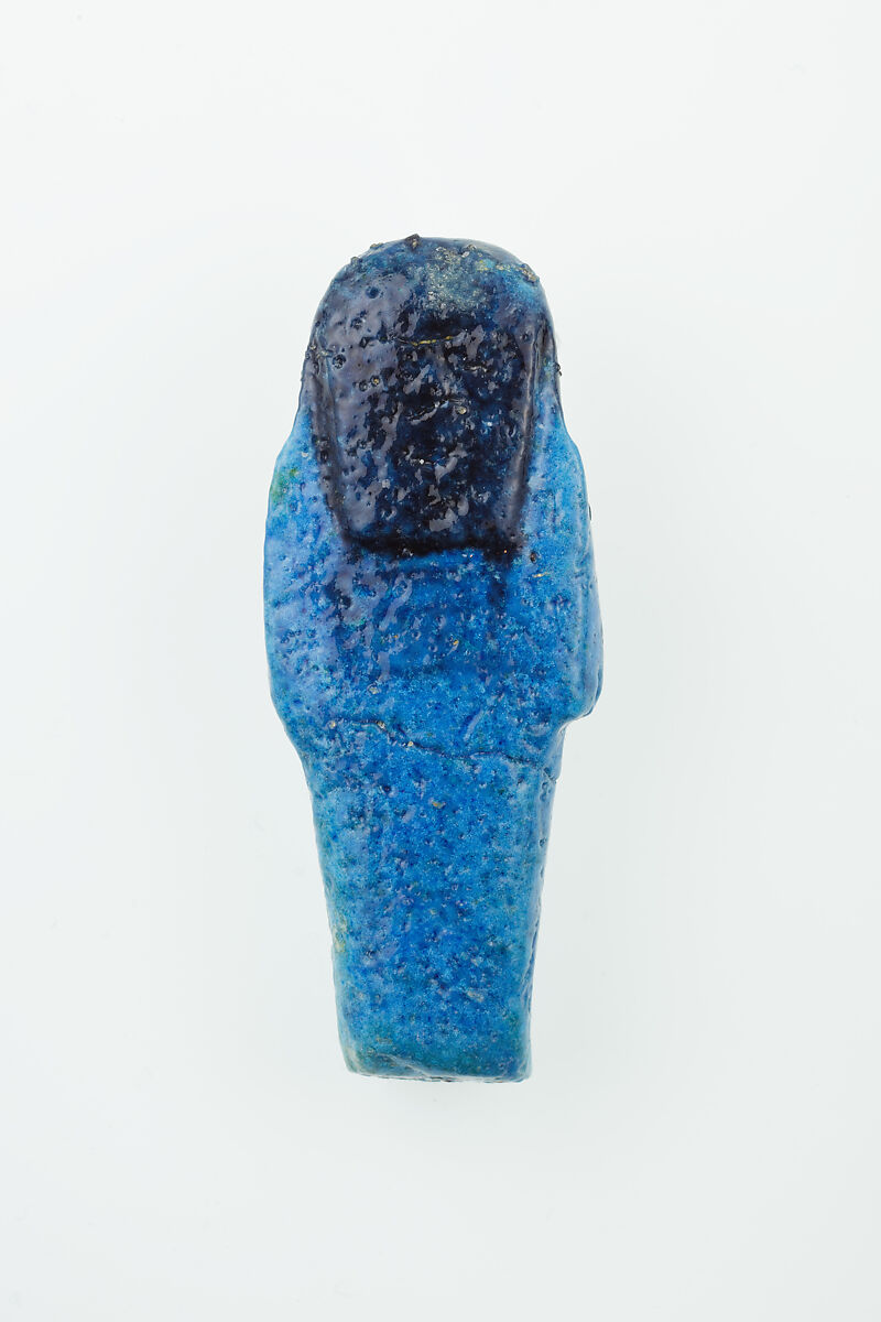 Worker Shabti of Nauny, Faience