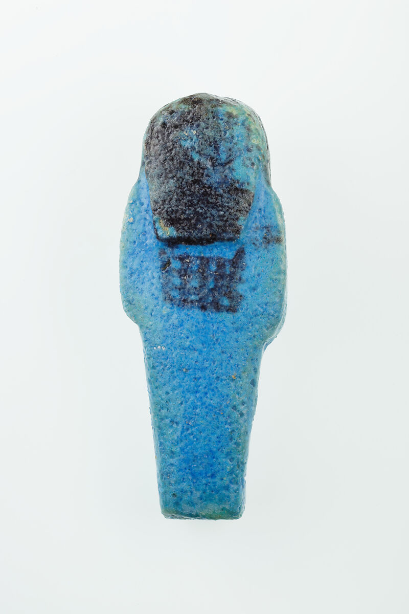 Worker Shabti of Nauny, Faience