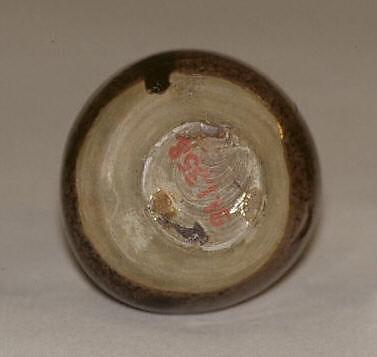 Tea Jar, Clay covered with glaze flecked with black (Takatori ware), Japan