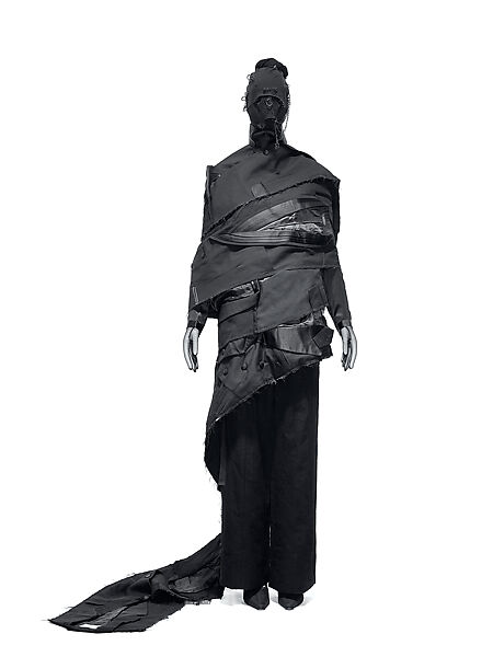 Ensemble, Undercover (Japanese, founded 1990), Silk, wool, cashmere, cotton, nylon, metal, leather, synthetic, Japanese