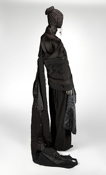 Ensemble, Undercover (Japanese, founded 1990), Silk, wool, cashmere, cotton, nylon, metal, leather, synthetic, Japanese