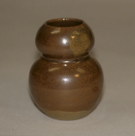Tea Jar, Ctoneware with iron-rich glaze (Takatori ware), Japan