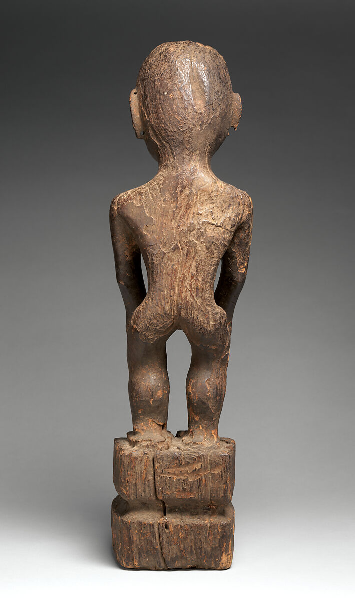 Bulul (male rice deity figure), Ifugao artist, Wood, Ifugao people