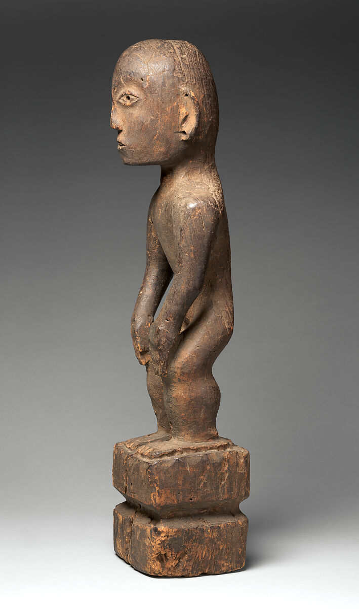 Bulul (male rice deity figure), Ifugao artist, Wood, Ifugao people