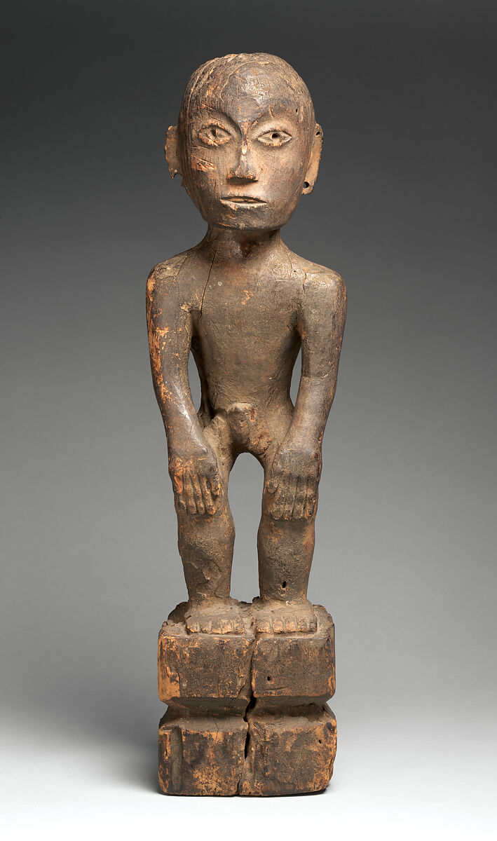 Bulul (male rice deity figure), Ifugao artist, Wood, Ifugao people