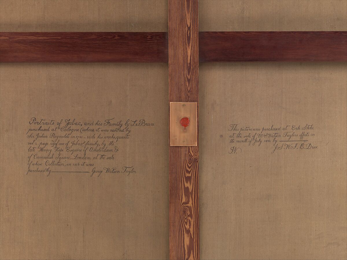 The Jabach Family, Charles Le Brun (French, Paris 1619–1690 Paris), Oil on canvas