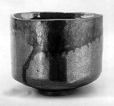 Teabowl, Kiyomizu Rokubei I (Japanese, 1737–1799), Clay covered with glaze and overglaze (Kiyomizu ware, Awata type), Japan 