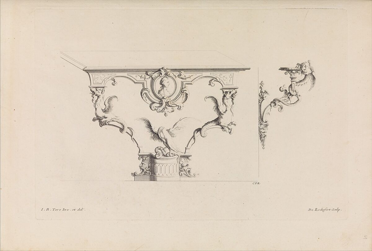 Livre de Tables de Diverses Formes, Jean Bernard Toro (French, Dijon 1672–1731 Toulon), Etching 