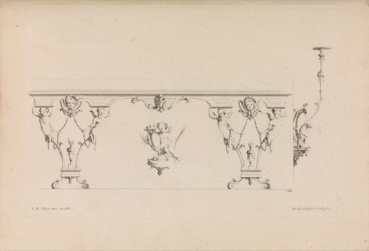 Livre de Tables de Diverses Formes, Jean Bernard Toro (French, Dijon 1672–1731 Toulon), Etching 