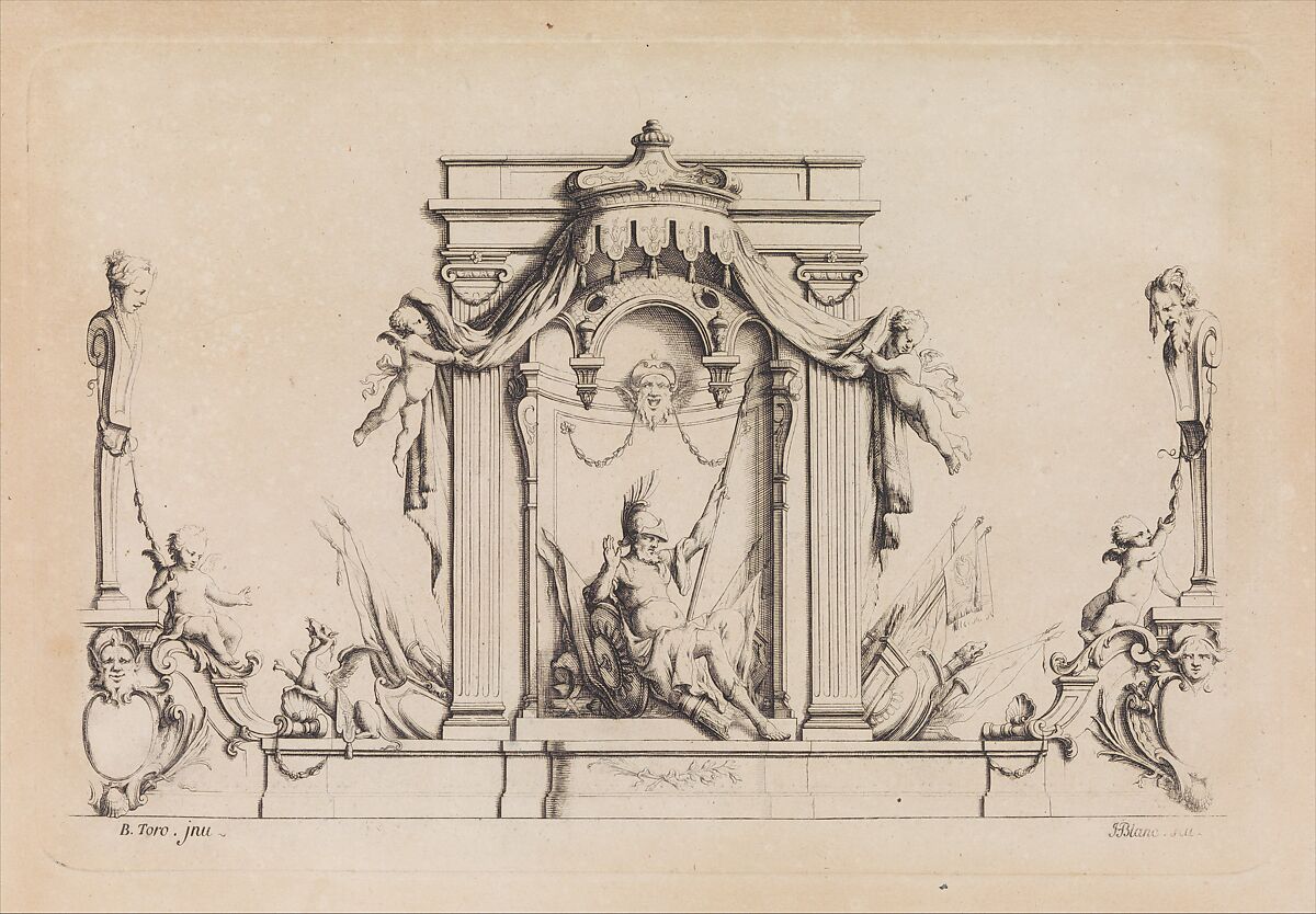 Desseins a Plusieurs Usages Inventés par M. B. Toro, Jean Bernard Toro (French, Dijon 1672–1731 Toulon), Etching 