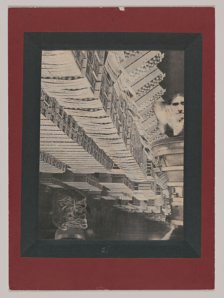 Caesar's Gate II, Jess (American, 1923–2004), Cut and pasted printed papers, adhesive tape on paperboard 