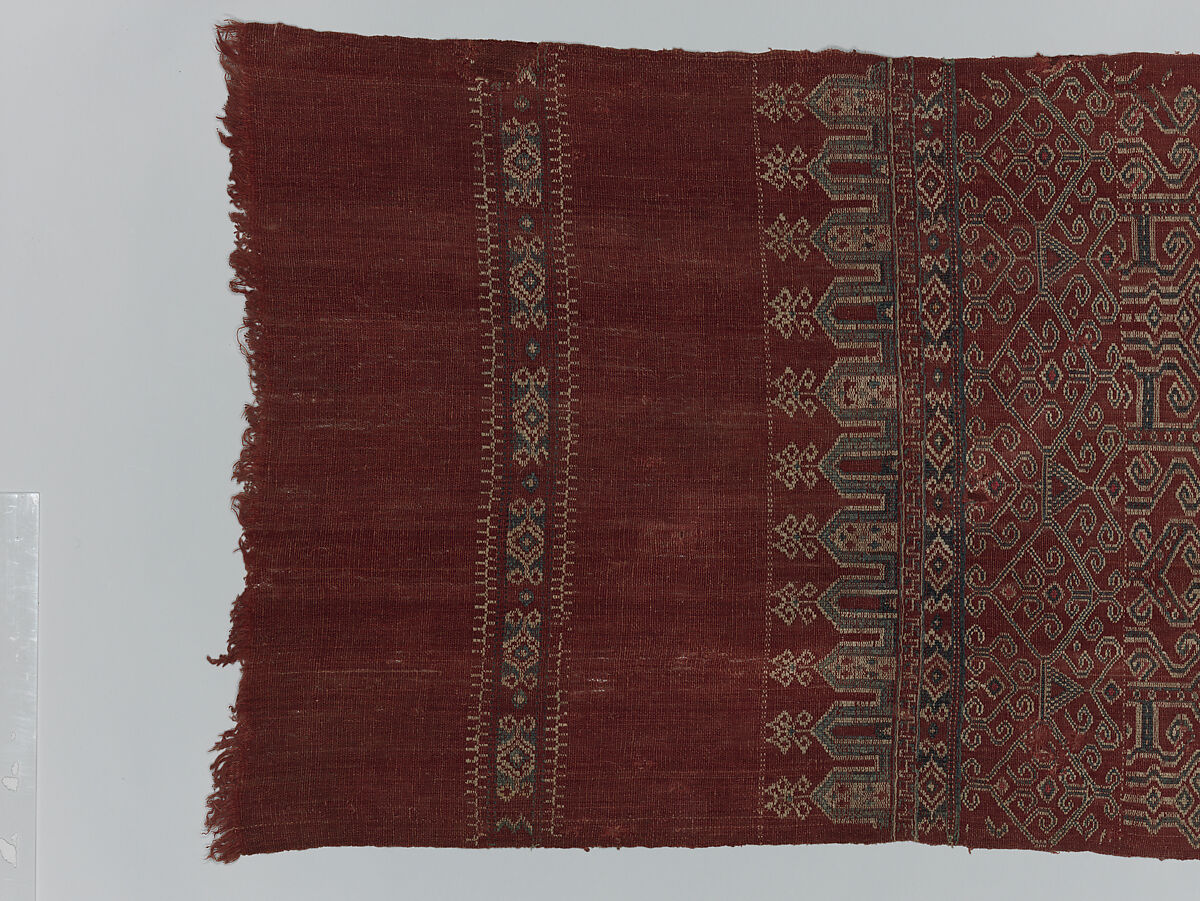 Ritual Textile (Pua Sungkit), Cotton, Iban people