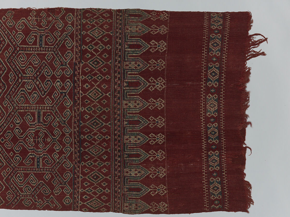 Ritual Textile (Pua Sungkit), Cotton, Iban people