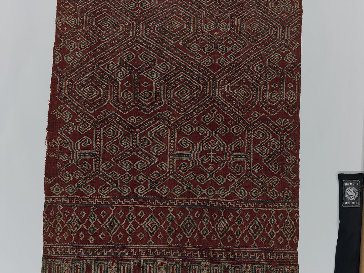 Ritual Textile (Pua Sungkit), Cotton, Iban people