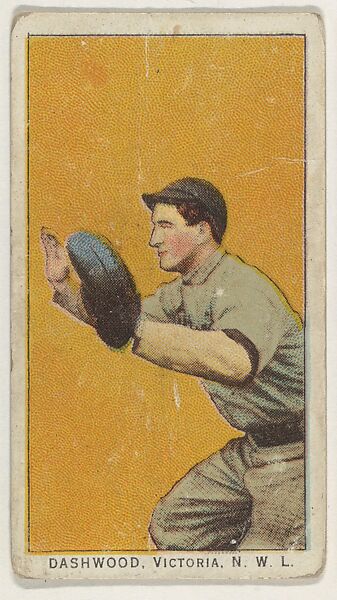 Dashwood, Victoria, Northwestern League, from the "Obak Baseball Players" set (T212), issued by the American Tobacco Company to promote Obak Mouthpiece Cigarettes, Issued by the California branch of the American Tobacco Company, Commercial color lithograph