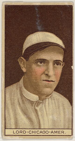Harry Lord, Chicago, American League, from the Brown Background series (T207) for the American Tobacco Company, Issued by American Tobacco Company, Commercial lithograph 