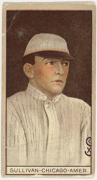 William Sullivan, Chicago, American League, from the Brown Background series (T207) for the American Tobacco Company, Issued by American Tobacco Company, Commercial lithograph 