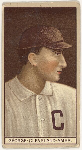 Lefty George, Cleveland, American League, from the Brown Background series (T207) for the American Tobacco Company, Issued by American Tobacco Company, Commercial lithograph 