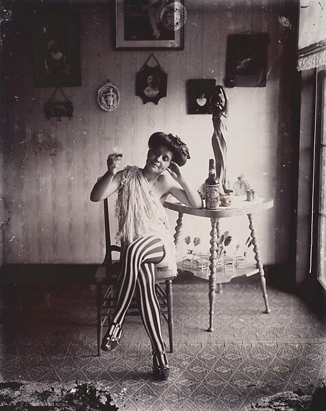 [Storyville Portrait], E. J. Bellocq (American, 1873–1949), Gelatin silver print from glass negative 