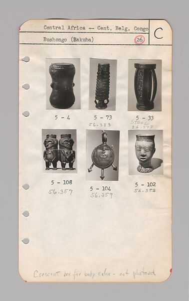 Catalog and Desiderada, Collection of Negro Art / Nelson A. Rockefeller, René d&#39;Harnoncourt 