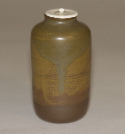 Tea Jar, Clay covered with glaze (Satsuma ware), Japan 