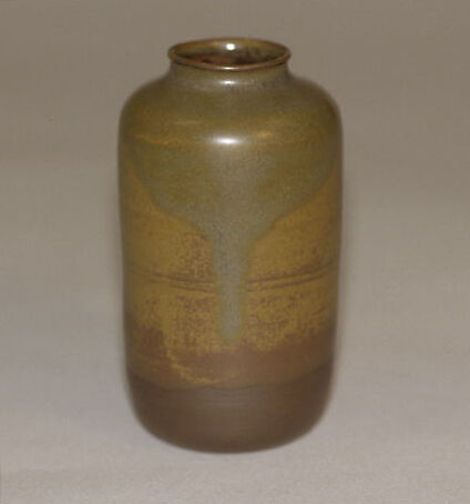 Tea Jar, Clay covered with glaze (Satsuma ware), Japan