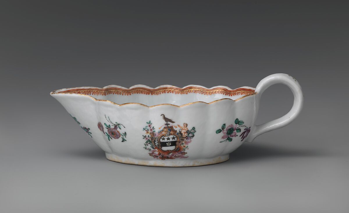 Plate, Porcelain, Chinese, for American market