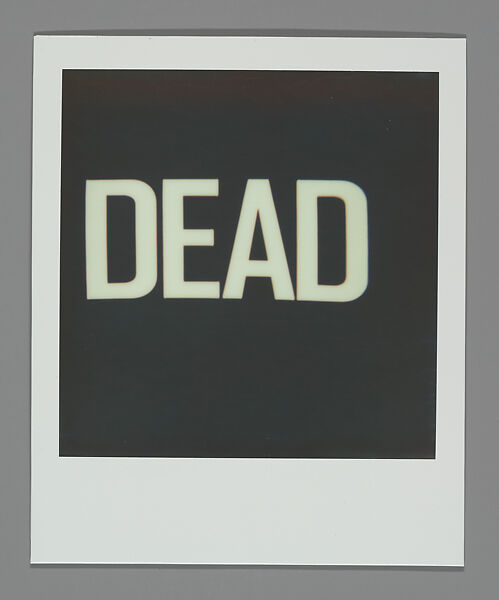 Dead Man Down, Cyndy Warwick (American), Instant internal dye diffusion transfer prints (Polaroid and Impossible)