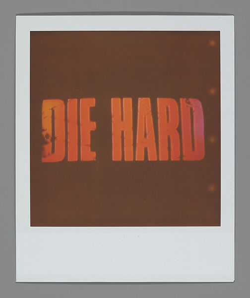Die Hard / Yippee Ki Yay, Cyndy Warwick (American), Instant internal dye diffusion transfer prints (Polaroid) 