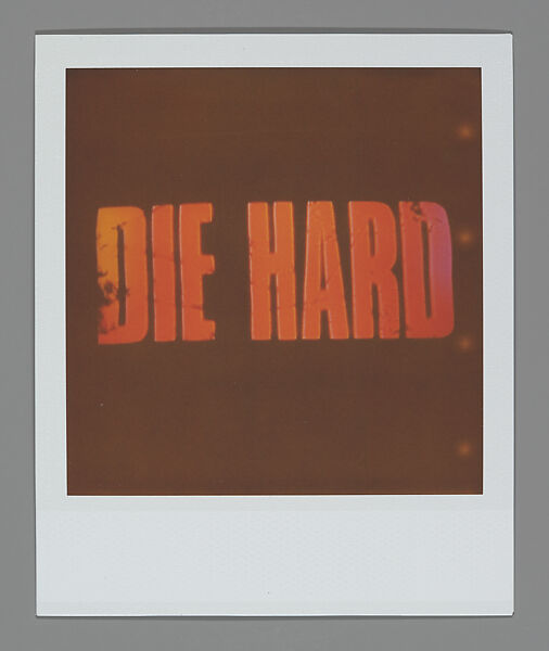 Die Hard / Yippee Ki Yay, Cyndy Warwick (American), Instant internal dye diffusion transfer prints (Polaroid)