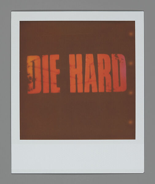 Die Hard / Yippee Ki Yay, Cyndy Warwick (American), Instant internal dye diffusion transfer prints (Polaroid)