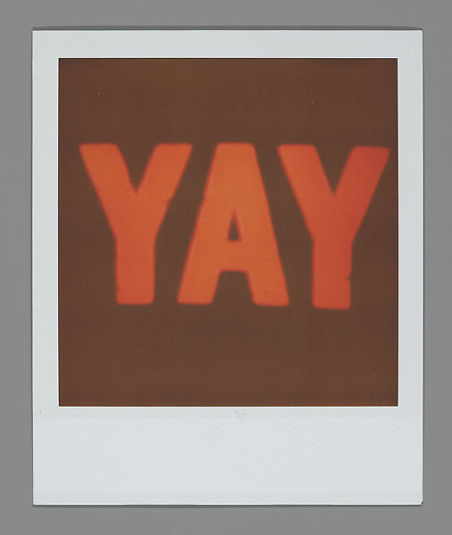 Die Hard / Yippee Ki Yay, Cyndy Warwick (American), Instant internal dye diffusion transfer prints (Polaroid)