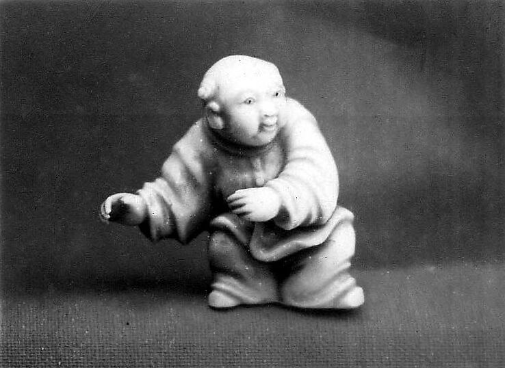 Boy, White porcelain (Hirado ware), Japan 