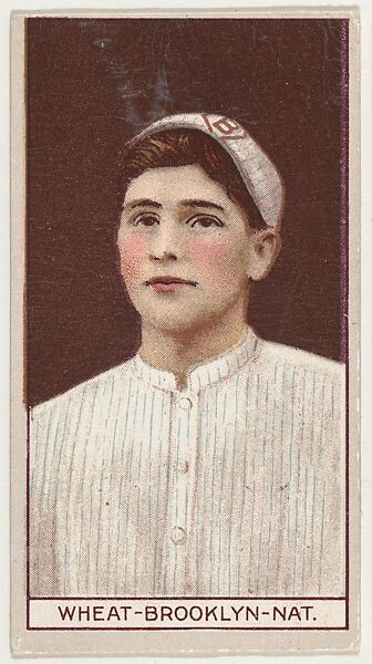 Zach Wheat, Brooklyn, National League, from the Brown Background series (T207) for the American Tobacco Company, Issued by American Tobacco Company, Commercial lithograph 