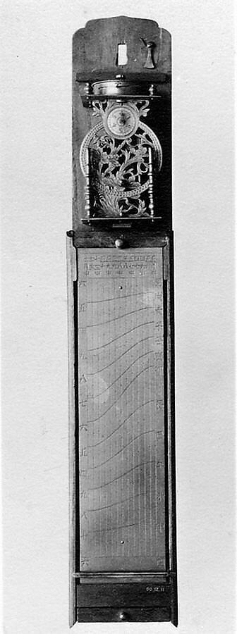 Wall Clock, Brass and wood, Japan