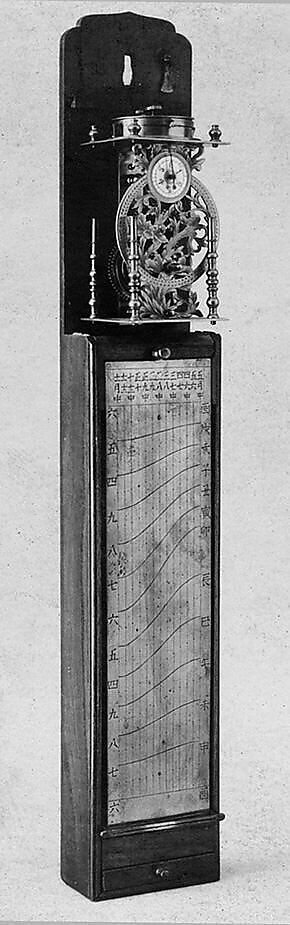 Wall Clock, Brass and wood, Japan