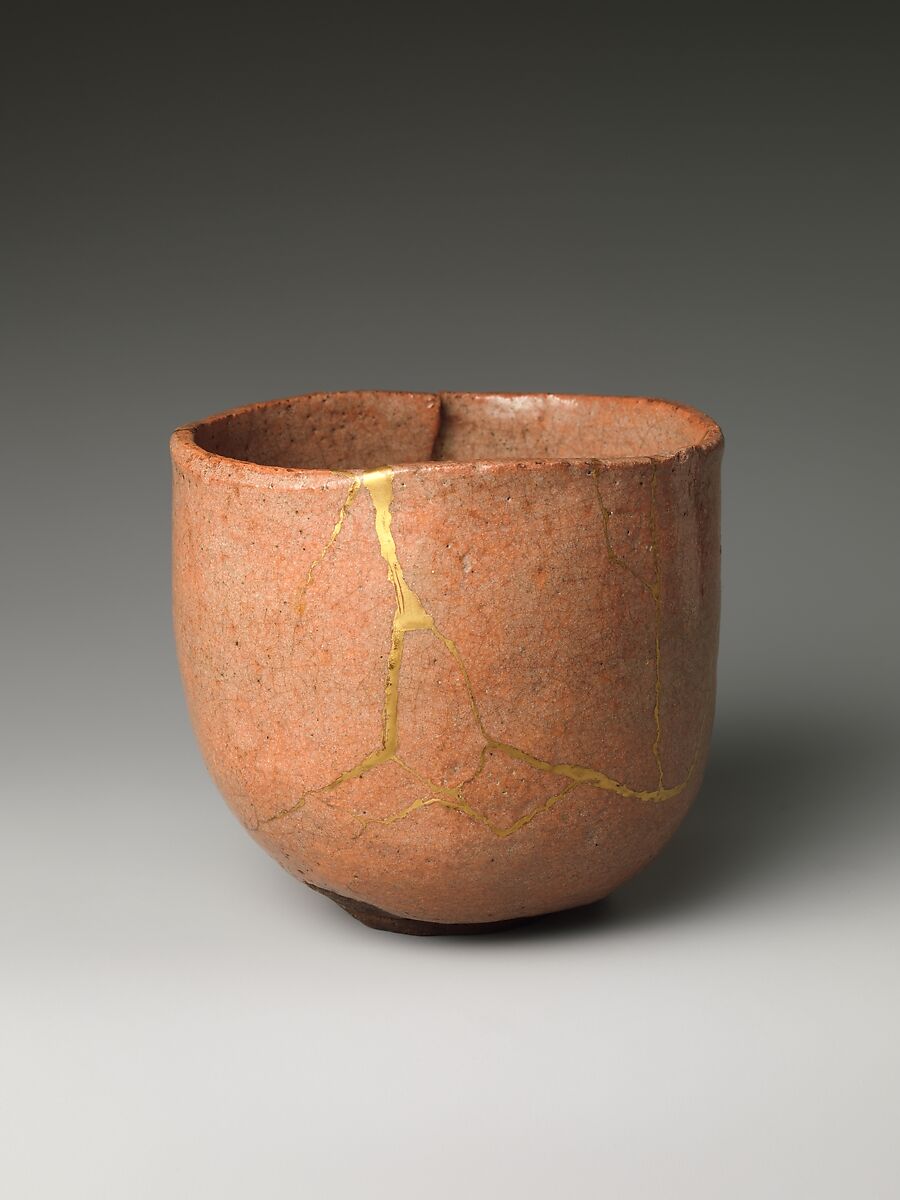 Teabowl, Hon&#39;ami Kōetsu (Japanese, 1558–1637), Clay covered with glaze, except on lower part where it is left bare, Japan 