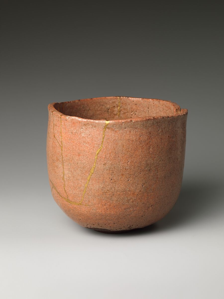 Teabowl, Hon'ami Kōetsu (Japanese, 1558–1637), Clay covered with glaze, except on lower part where it is left bare, Japan