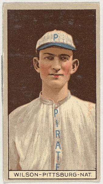 Owen Wilson, Pittsburgh, National League, from the Brown Background series (T207) for the American Tobacco Company, Issued by American Tobacco Company, Commercial lithograph 
