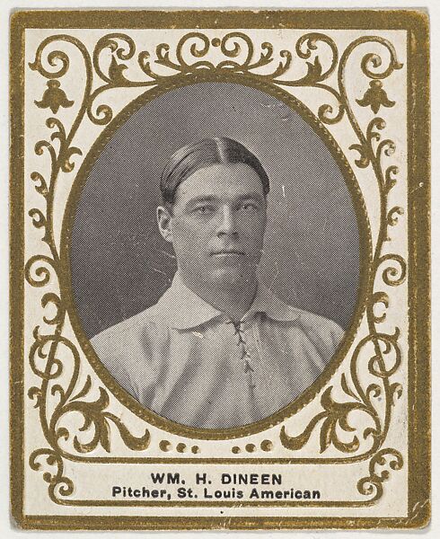 William H. Dineen, Pitcher, St. Louis, American League, from the Baseball Players (Ramlys) series (T204) issued by the Mentor Company to promote Ramly and T.T.T. Turkish Cigarettes, Issued by Mentor Company, Boston, Photolithograph 