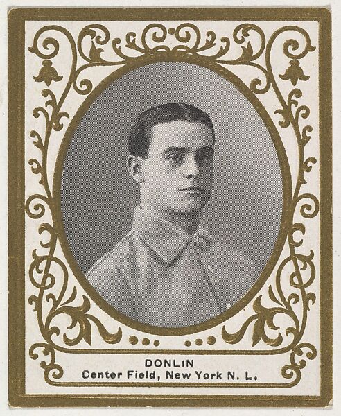Donlin, Center Field, New York, National League, from the Baseball Players (Ramlys) series (T204) issued by the Mentor Company to promote Ramly and T.T.T. Turkish Cigarettes, Issued by Mentor Company, Boston, Photolithograph 