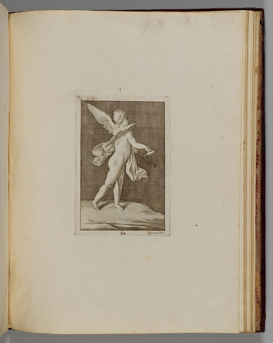 Disegni intagliati in rame di pitture antiche ritrovate nelle scavazioni di Resina, Francesco Sesoni