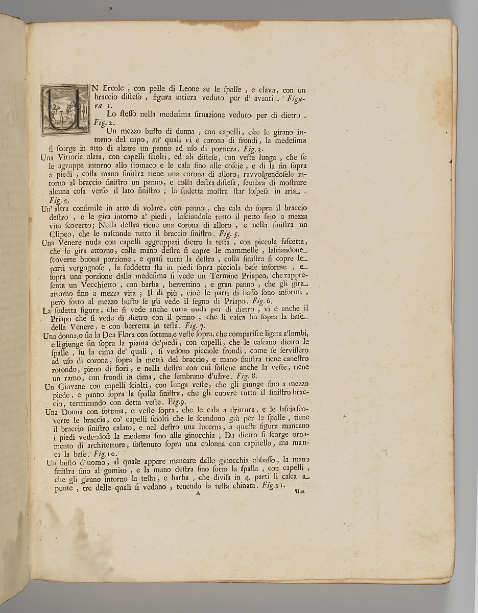 Disegni intagliati in rame di pitture antiche ritrovate nelle scavazioni di Resina, Francesco Sesoni