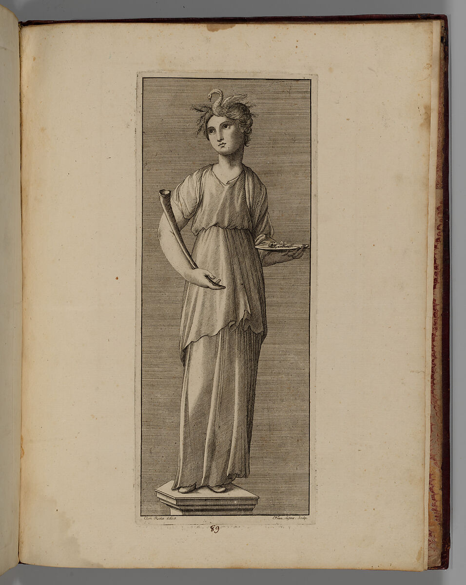 Disegni intagliati in rame di pitture antiche ritrovate nelle scavazioni di Resina, Francesco Sesoni