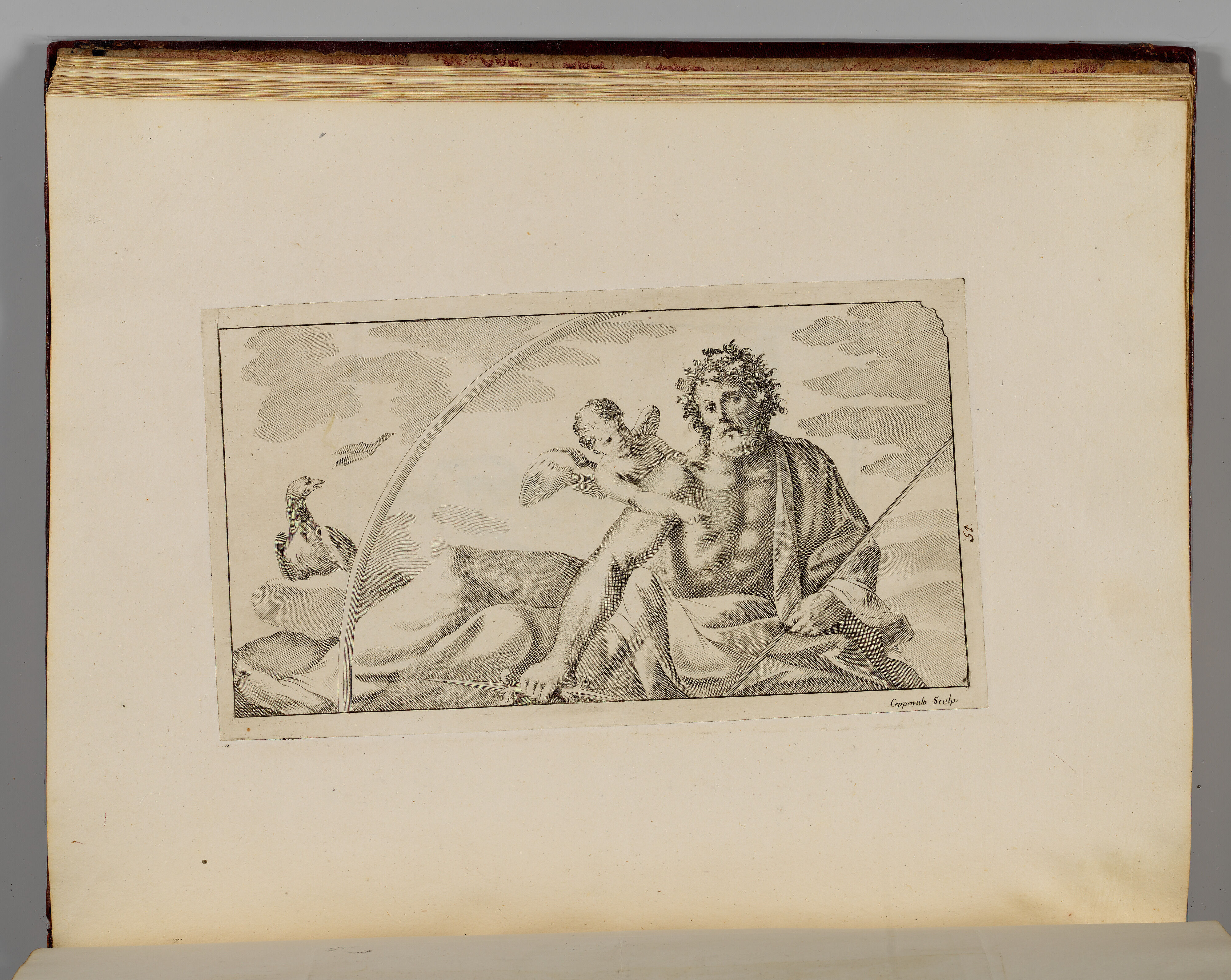 Disegni intagliati in rame di pitture antiche ritrovate nelle scavazioni di Resina, Francesco Sesoni